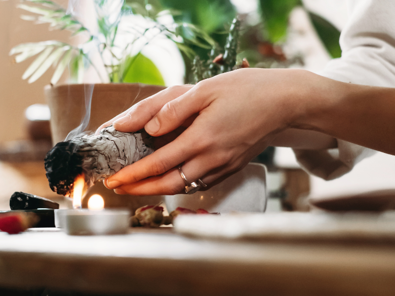 Sage Smudge Home Cleansing Sacred Space Blessing